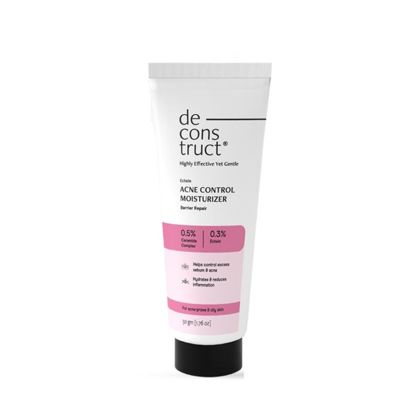 Deconstruct Acne Control Moisturiser, Lightweight & Non-Sticky, Ectoin & Ceramides