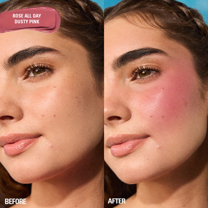 Makeup Revolution Superdewy Liquid Blush Burst - Rose All Day Dusty Pink
