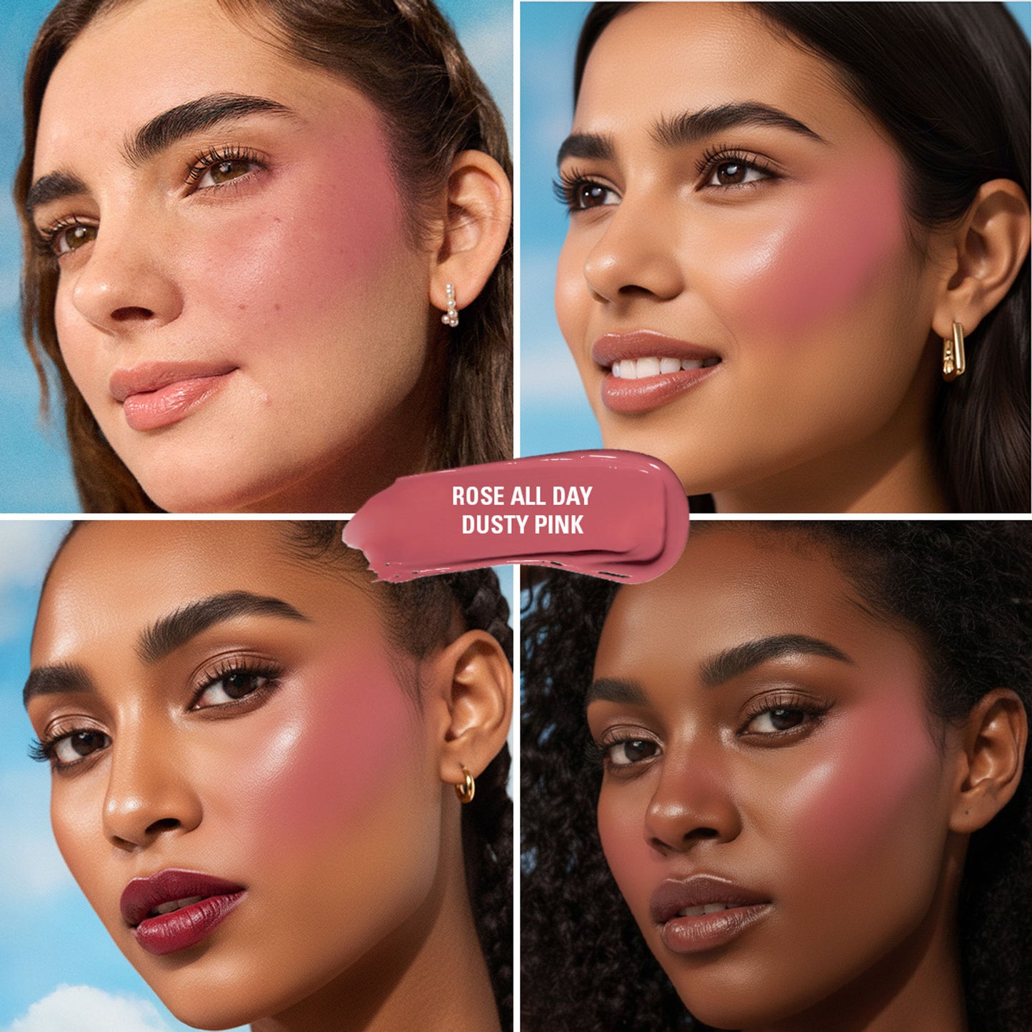 Makeup Revolution Superdewy Liquid Blush Burst - Rose All Day Dusty Pink
