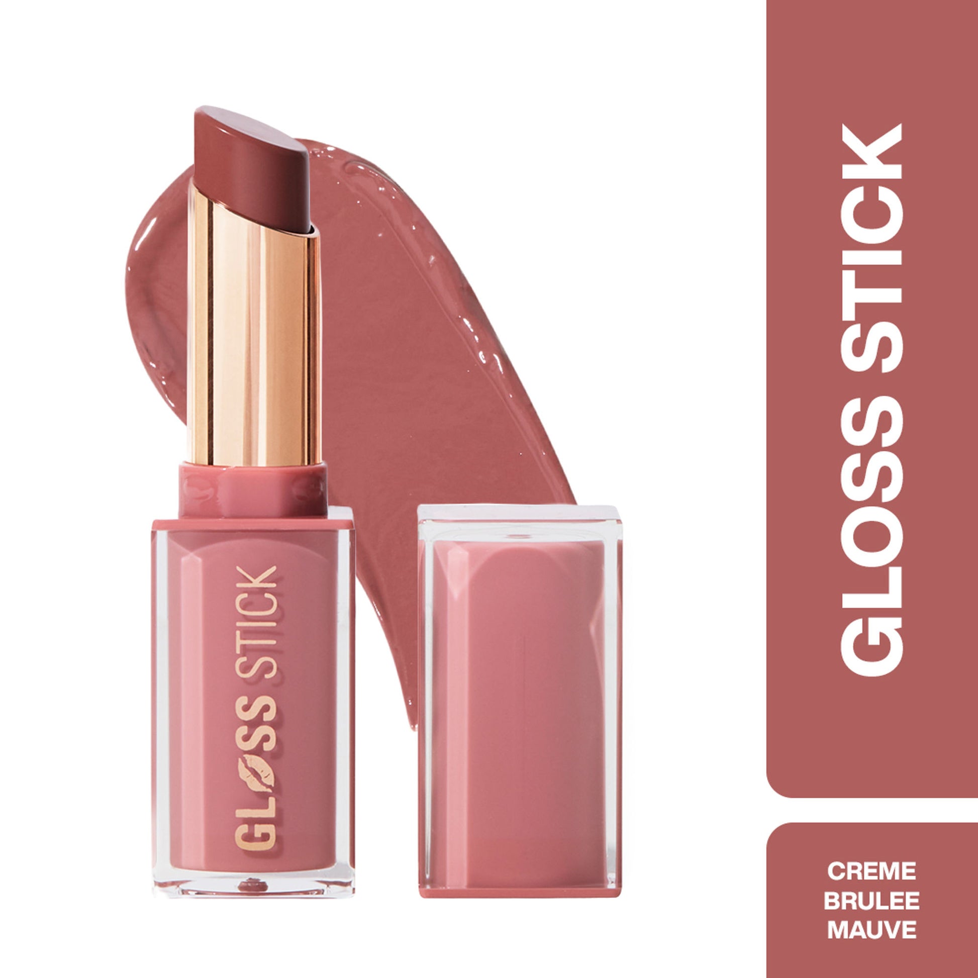 Makeup Revolution Pout Lip Gloss Stick - Creme Brulee Mauve
