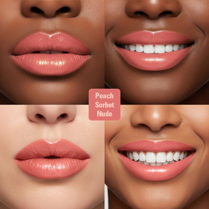 Makeup Revolution Pout Lip Gloss Stick - Peach Sorbet Nude