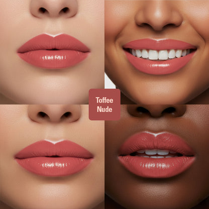 Makeup Revolution Pout Lip Gloss Stick - Toffee Nude