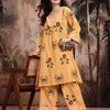 Dhiyona SN Women's Floral Printed Pure Cotton Kurta With Palazzos