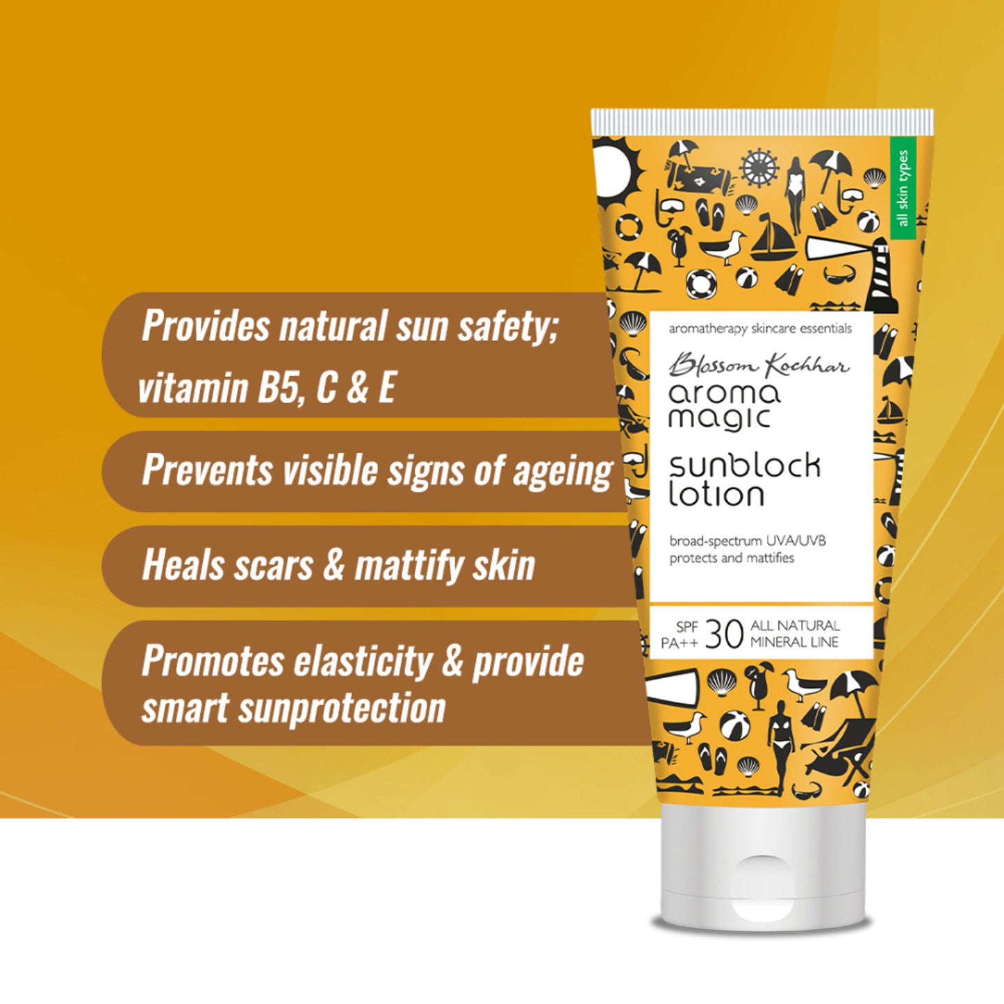 Aroma Magic Sunblock Lotion SPF++30 UVA/UVB