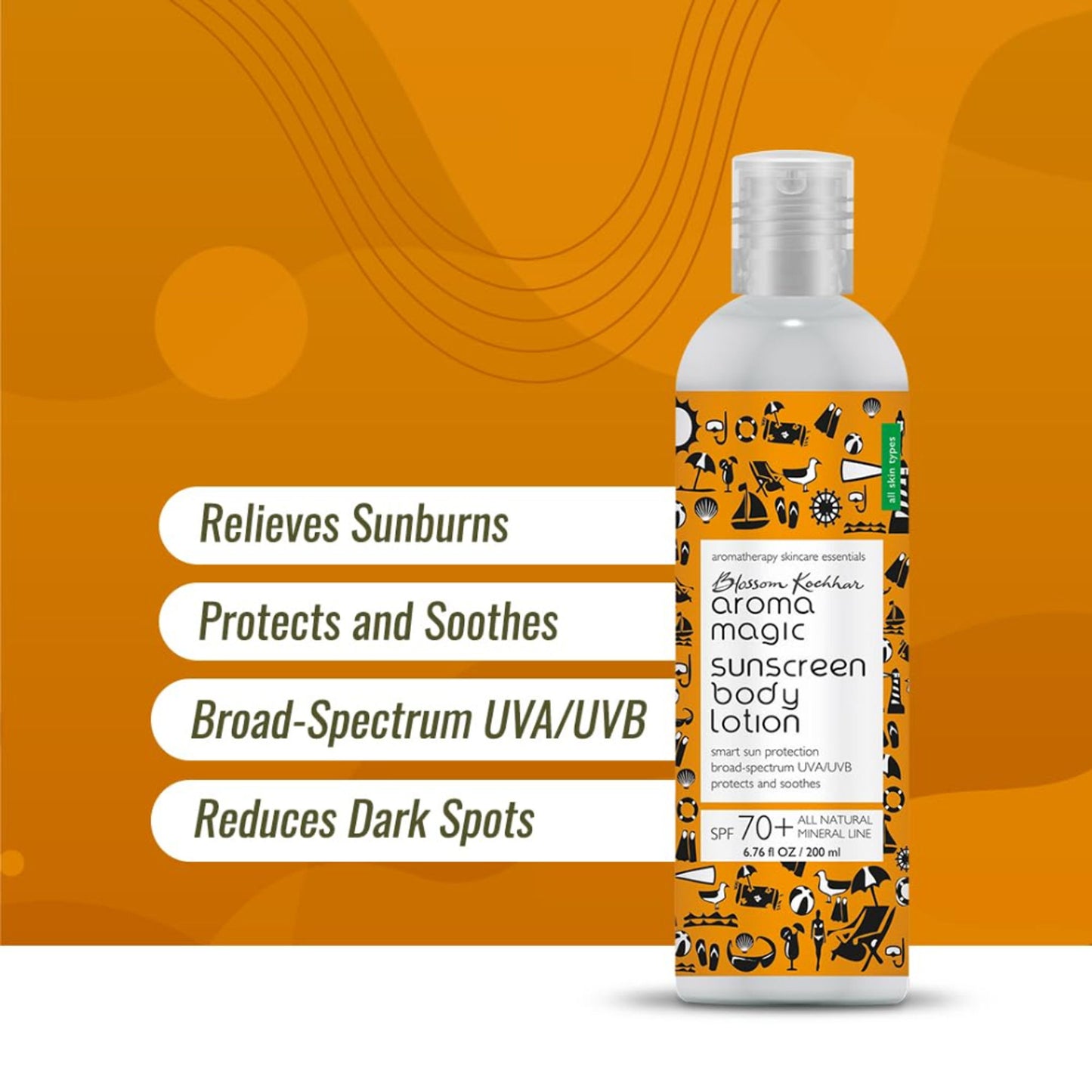 Aroma Magic Sunscreen SPF 70+ Face And Body Lotion