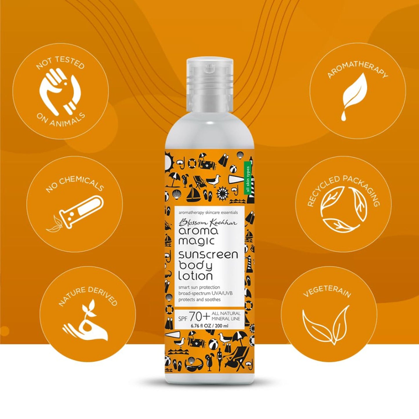 Aroma Magic Sunscreen SPF 70+ Face And Body Lotion