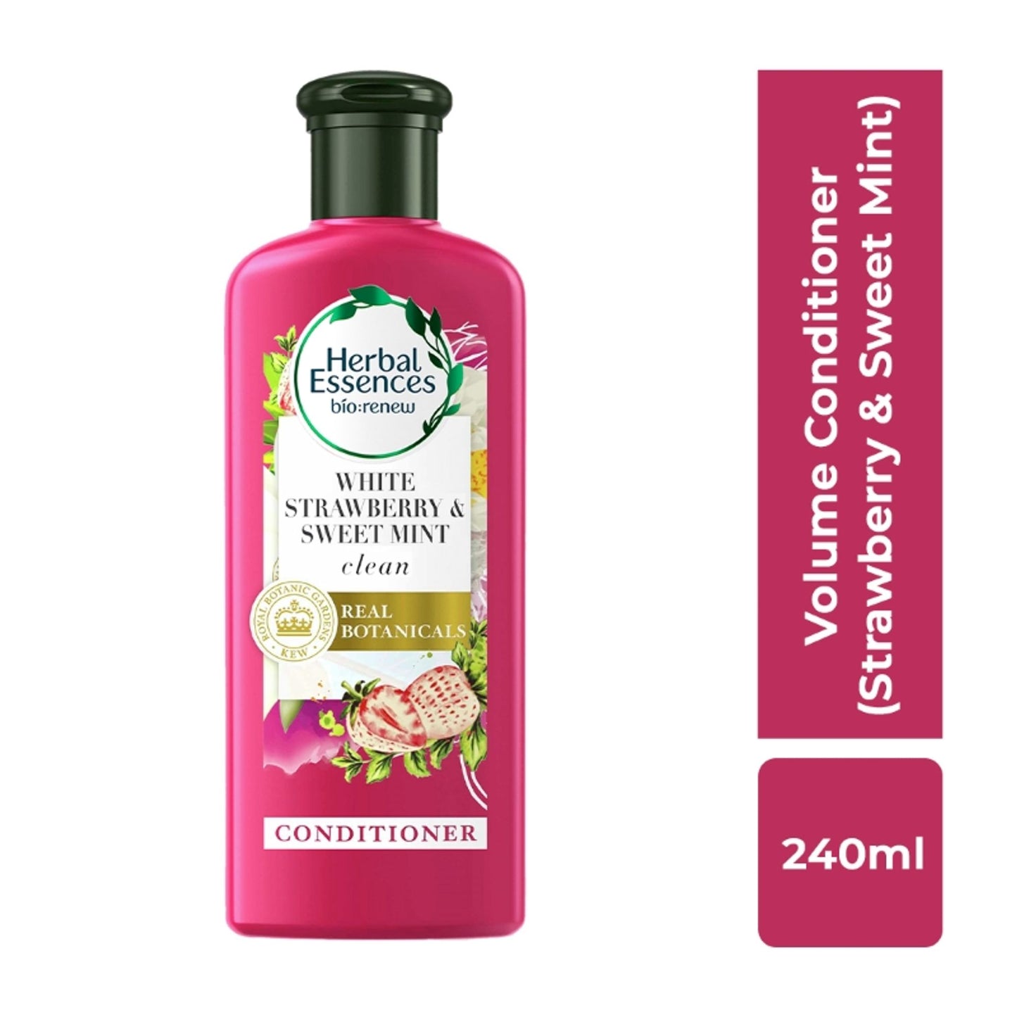 Herbal Essences Strawberry & Mint Conditioner - For Cleansing & Volume - Paraben Free
