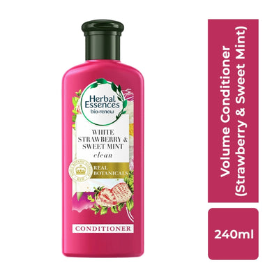 Herbal Essences Strawberry & Mint Conditioner - For Cleansing & Volume - Paraben Free