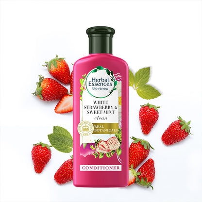 Herbal Essences Strawberry & Mint Conditioner - For Cleansing & Volume - Paraben Free