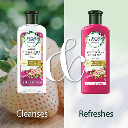 Herbal Essences Strawberry & Mint Conditioner - For Cleansing & Volume - Paraben Free