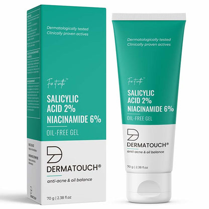 Dermatouch Salicylic Acid 2% Niacinamide 6% Acne Oil-Free Gel