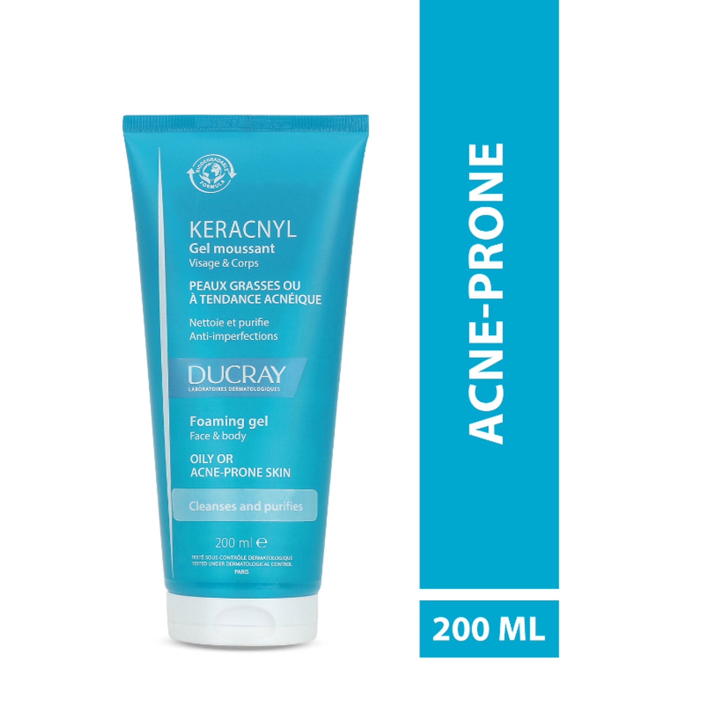 Ducray Keracnyl Foaming Gel Face & Body Wash