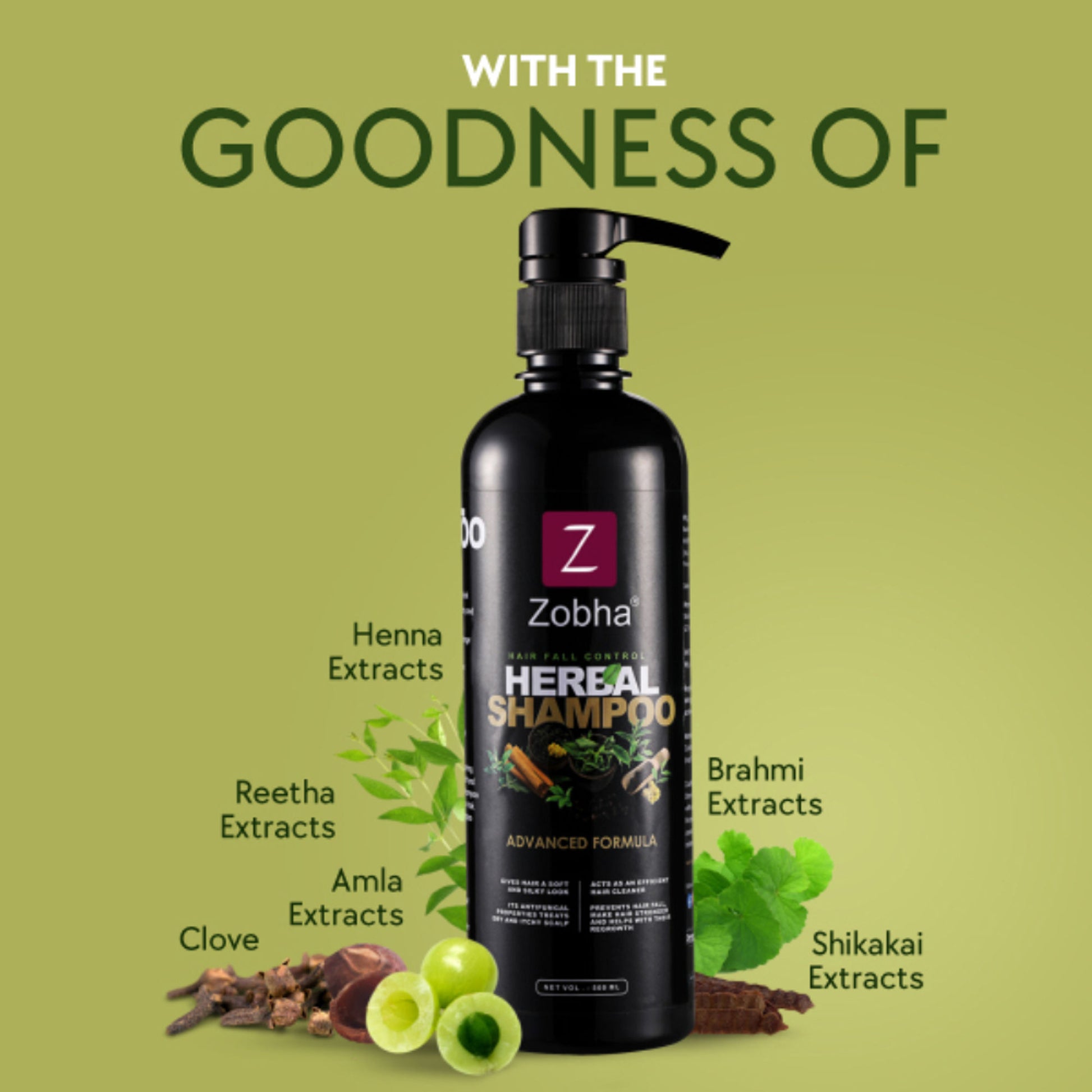 Zobha Hair Fall Control Herbal Shampoo