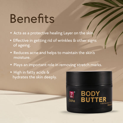 Zobha Cocoa Butter Body Butter Cream