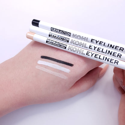 Revolution Relove Kohl Eyeliner Black - White