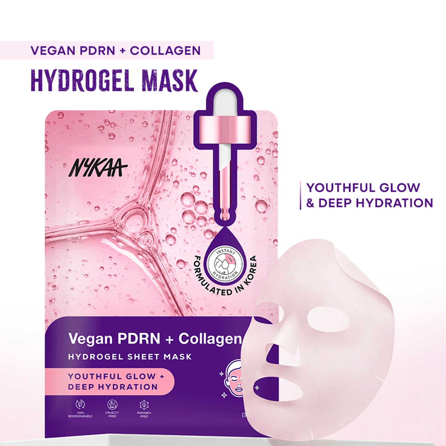 Nykaa Skin Sheet Mask - Pdrn And Collagen
