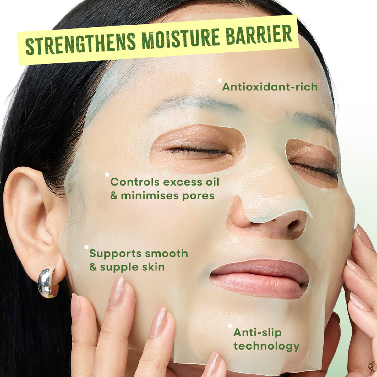 Nykaa Skin Sheet Mask - Matcha And Ceramide