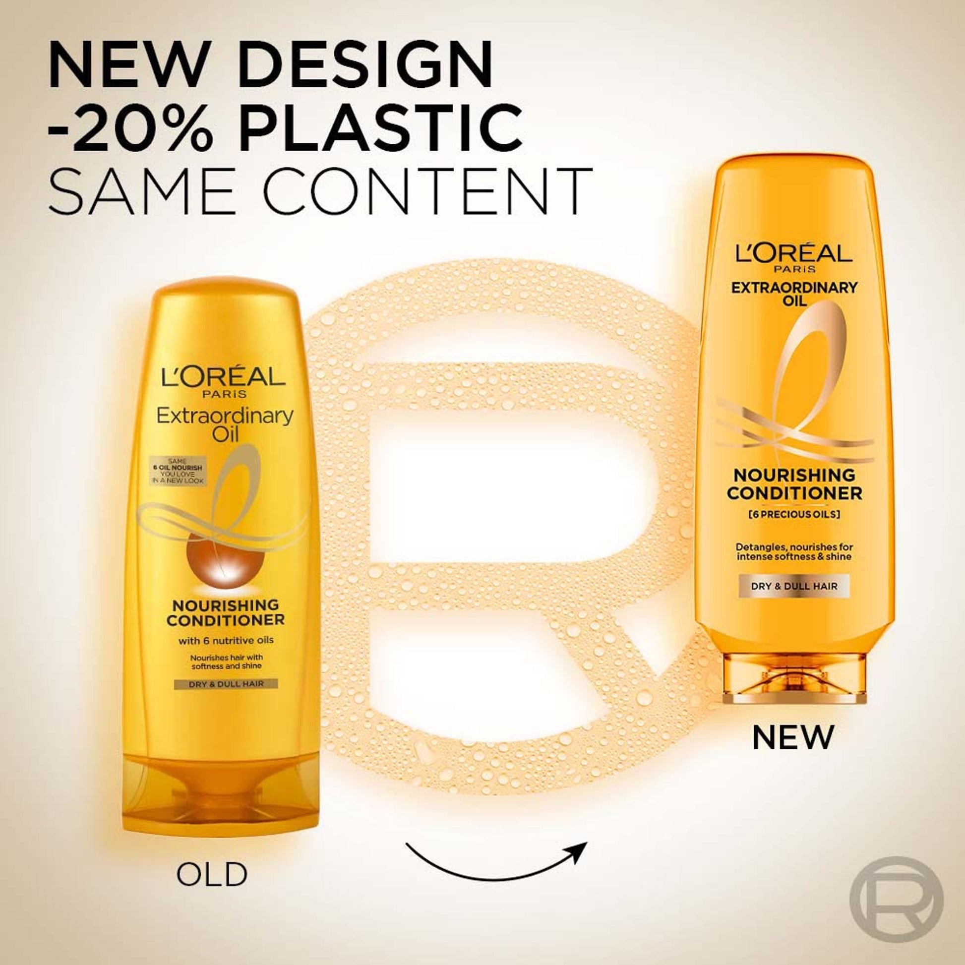 L'Oreal Paris Extraordinary Oil Nourishing Conditioner For Dull & Dry Hair- Makes Hair Smooth