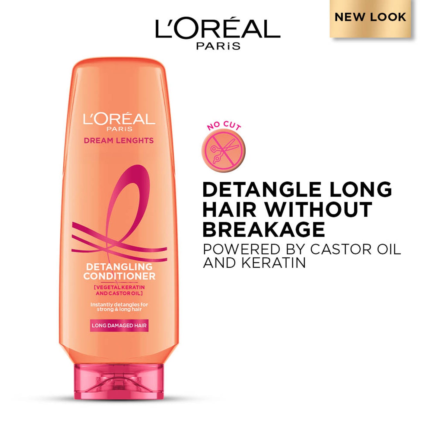 L'Oreal Paris Dream Lengths Detangling Conditioner For Long Damaged Hair
