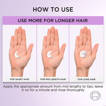 L'Oreal Paris Hyaluron Moisture Anti-frizz Conditioner With Hyaluronic Acid for 72 HR Hydrated Hair