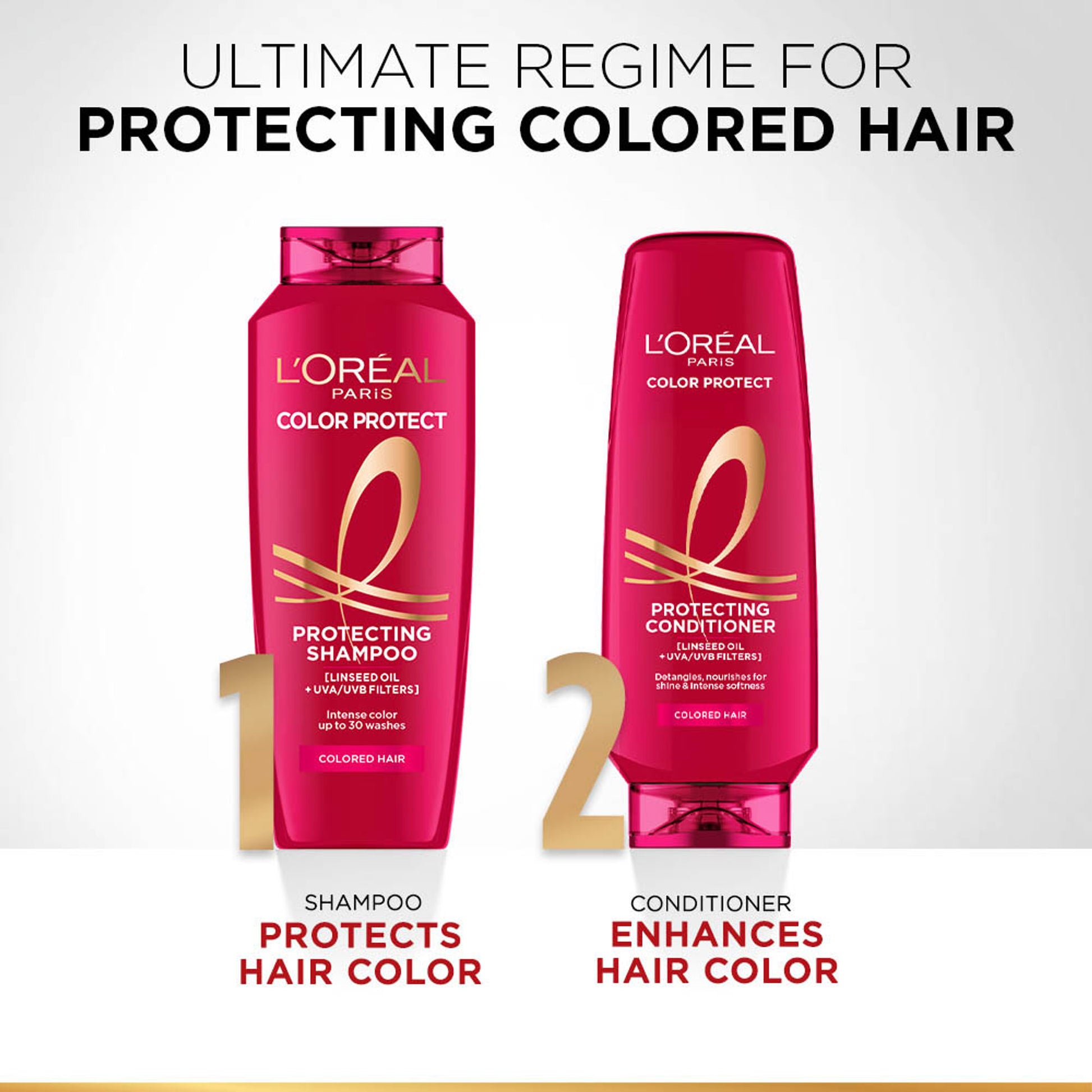 L'Oreal Paris Colour Protecting Conditioner For Coloured Hair With UVA/UVB Filters