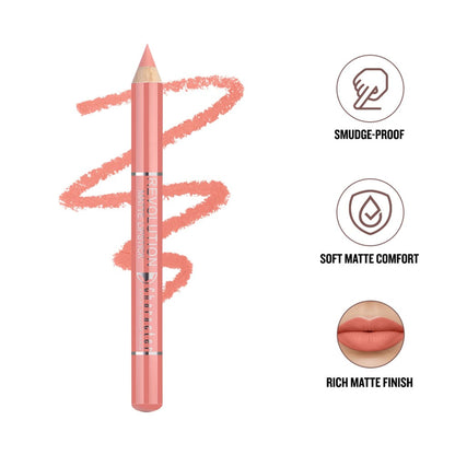 Character Revolution Matte Lipstick RL004 in a sleek tube, featuring a vibrant lipstick shade ready for bold makeup looks.