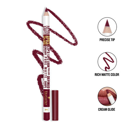 Character Shape Of You Lipliner C701 by Character, close-up of the lipliner tube with colorful character-inspired design.