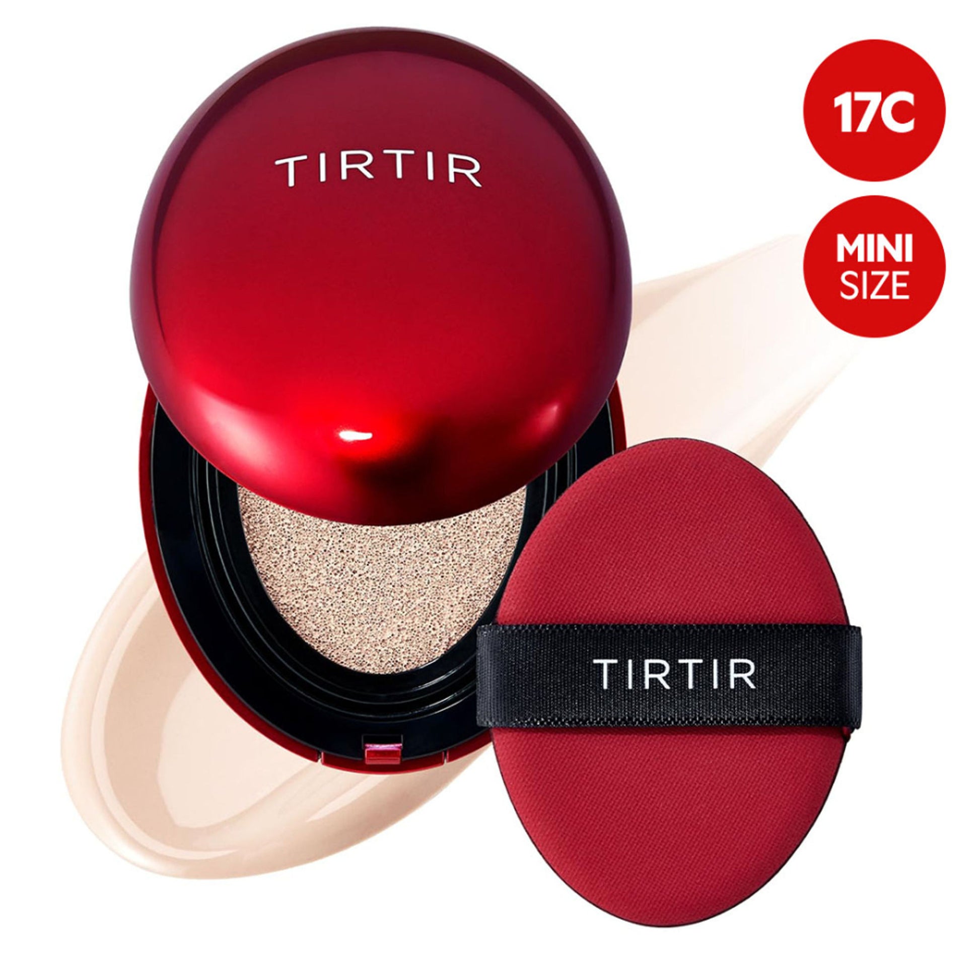 TIRTIR Mask Fit Red Mini Cushion Foundation - 17C Porcelain