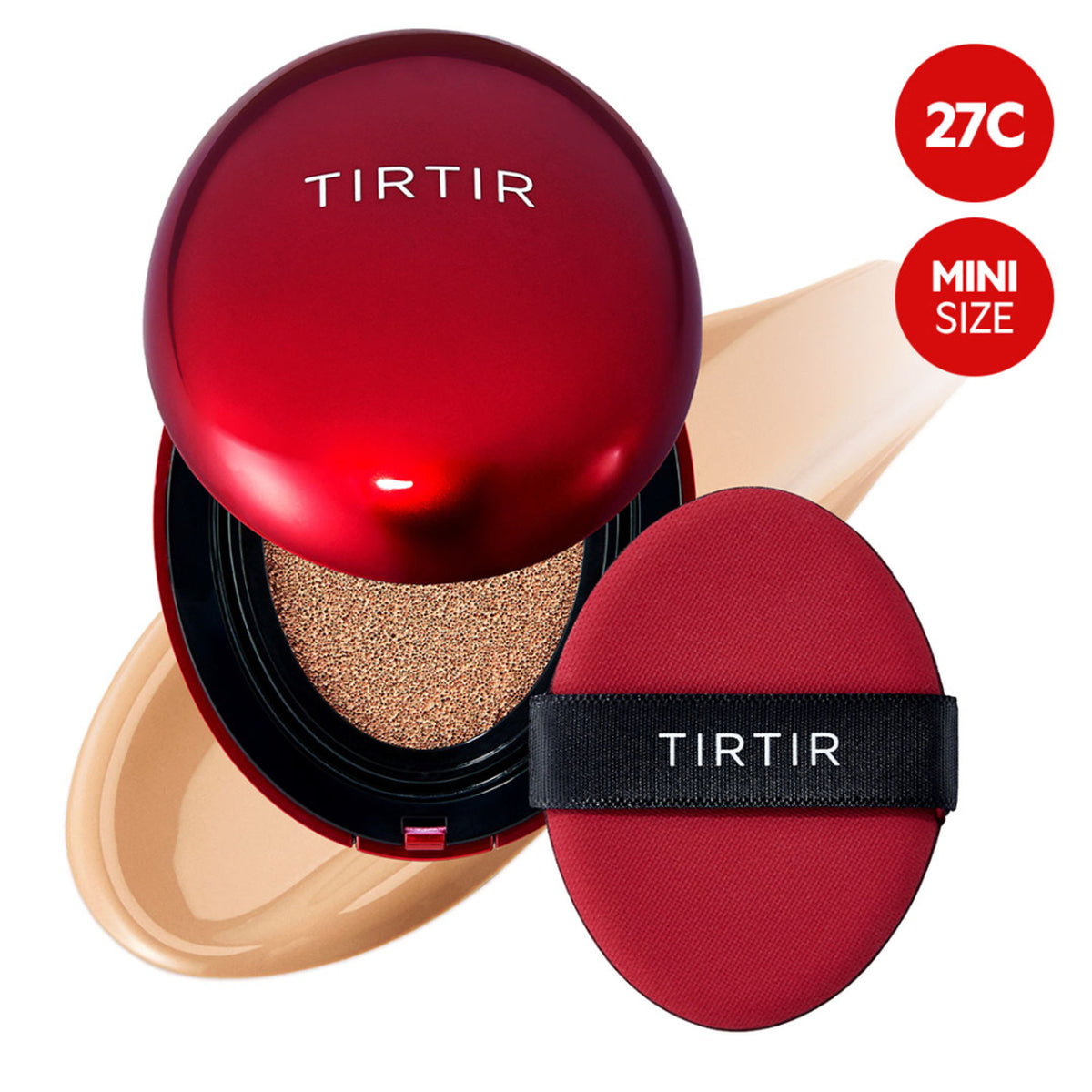 TIRTIR Mask Fit Red Mini Cushion Foundation - 27C Cool Beige