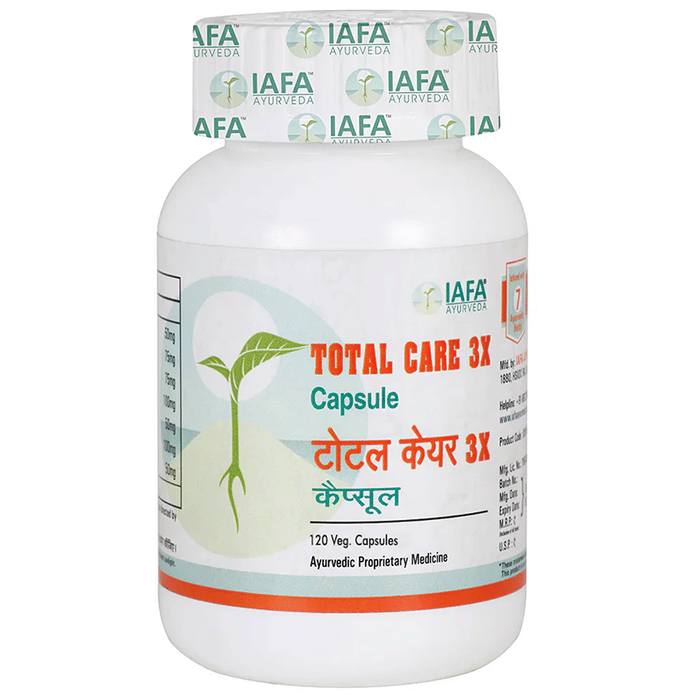 Iafa Ayuveda Total Care 3X Veg Capsuless