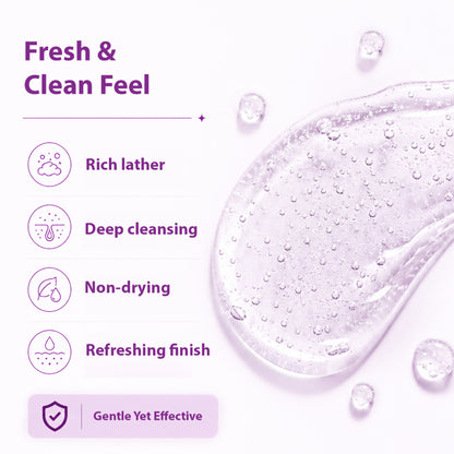 DERMISTRY 1% Salicylic Acid Niacinamide Exfoliating Body Wash for Back Acne Oily Acne Prone Skin