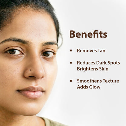 DERMISTRY Kojic Acid Pigmentation De D Tan Dark Spots Removal Skin Whitening Glowing Face Pack Mask