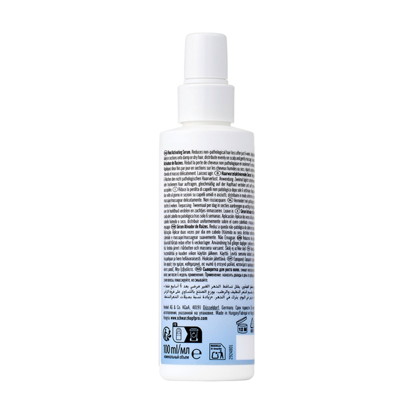 Schwarzkopf Professional Bonacure Root Activating Serum For Thinning Hair| Biotin & Guarana