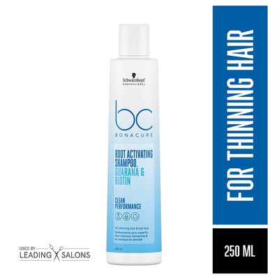 Schwarzkopf Professional Bonacure Root Activating Shampoo For Thinning Hair| Biotin & Guarana