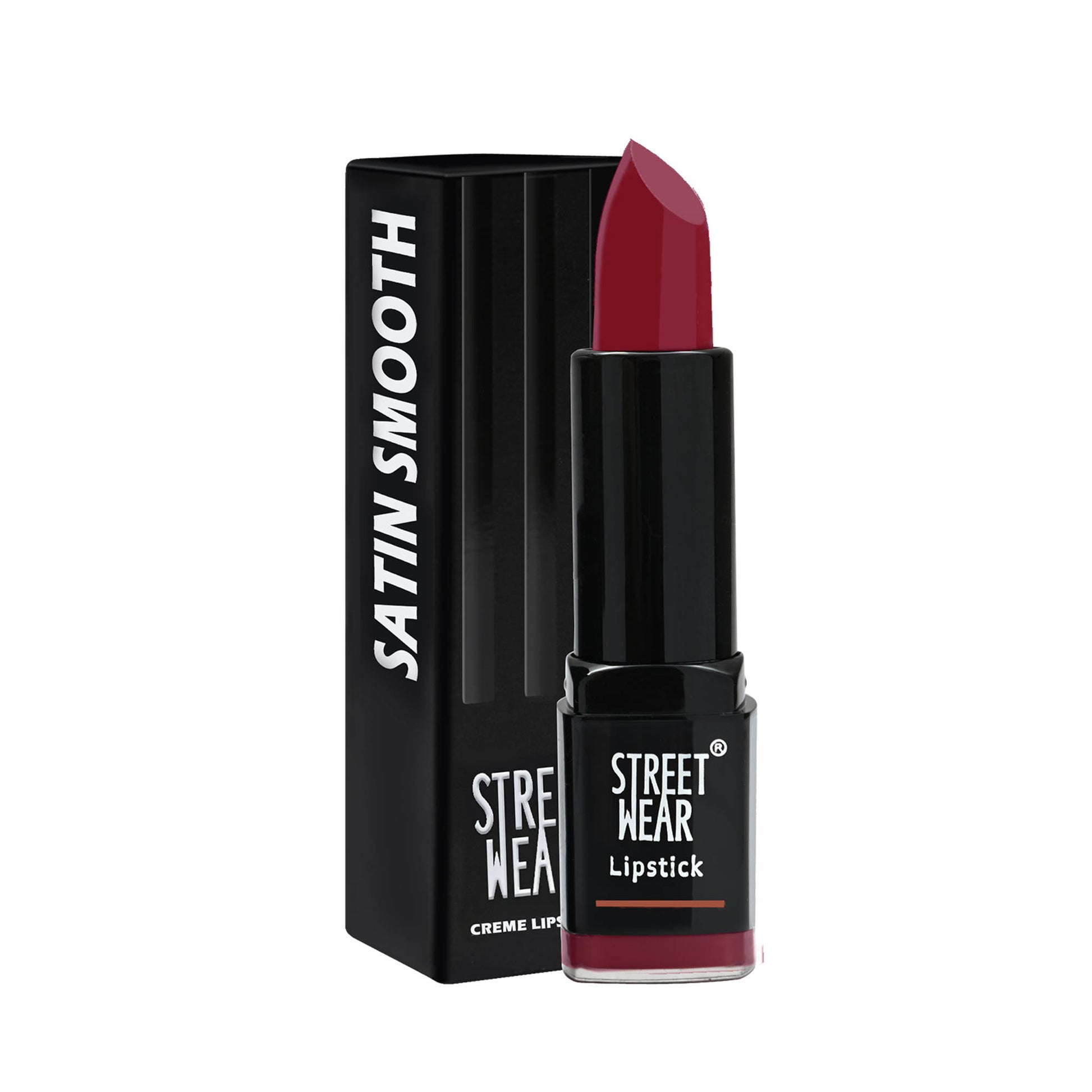 Street Wear Satin Smooth Lipstick - Wicked Brown
