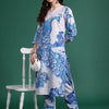 Dhiyona IE Floral Printed Regular Kurta with Trousers
