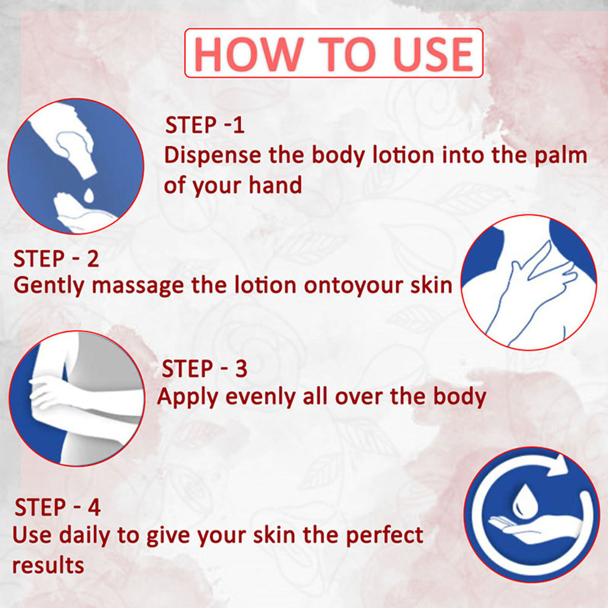 NutriGlow NATURAL'S English Rose Body Milk For Intensive Nourishment