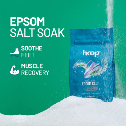 hoop Epsom Pure Salt For Foot Soak - Lavender & Chamomile