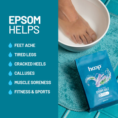 hoop Epsom Pure Salt For Foot Soak - Lavender & Chamomile