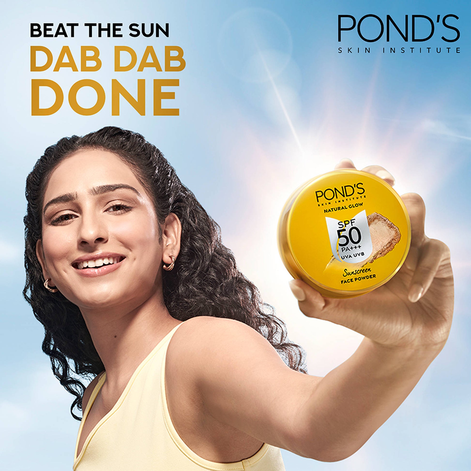 Ponds SPF 50 PA+++ UVA UVB Sunscreen Face Powder