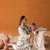 Dhiyona IE Women Floral Embroidered Regular Thread Work Kurta with Trousers & With Dupatta