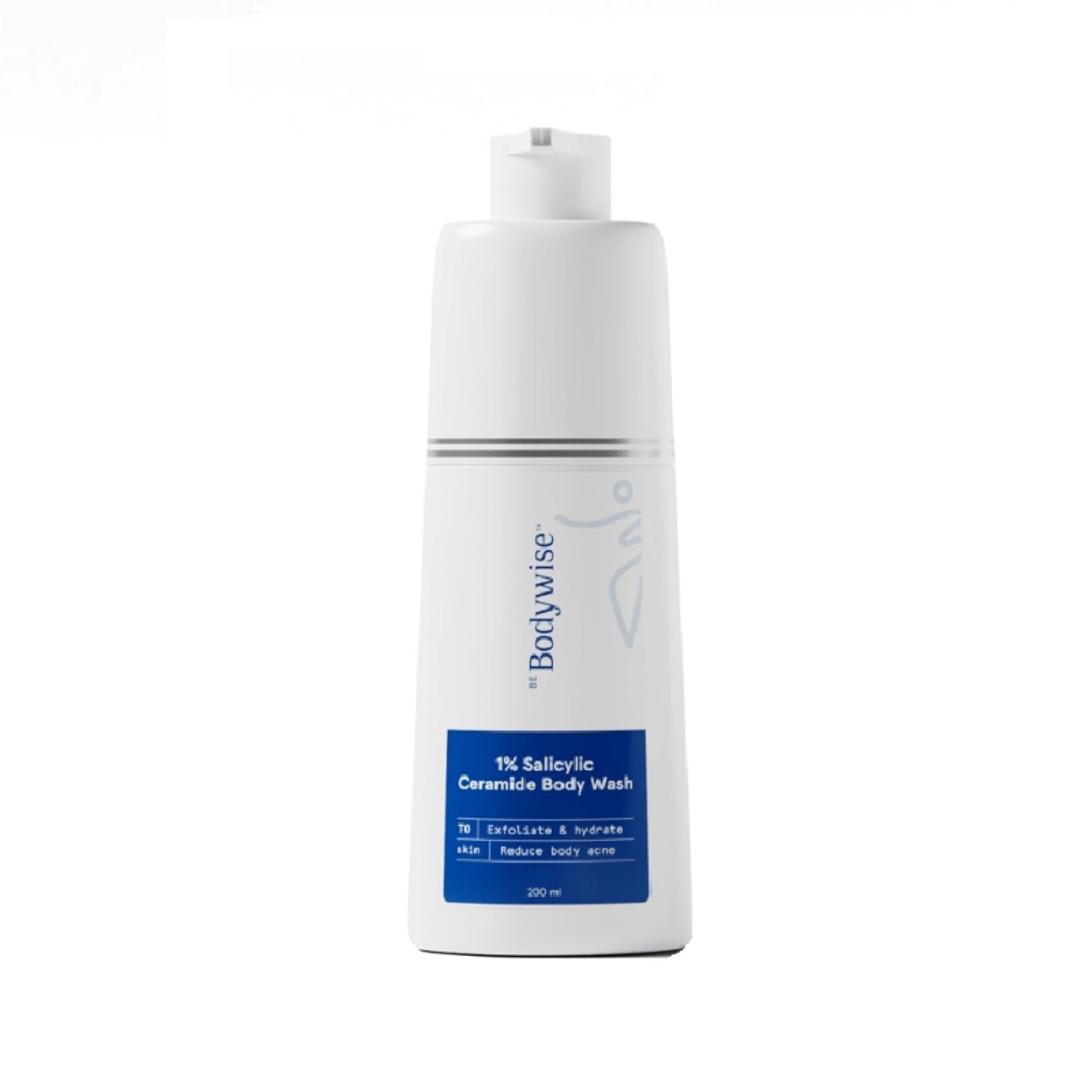 Be Bodywise 1% Salicylic Ceramide Body Wash - Dual Pump 2in1 Body Wash - For Body Acne and Dry Skin
