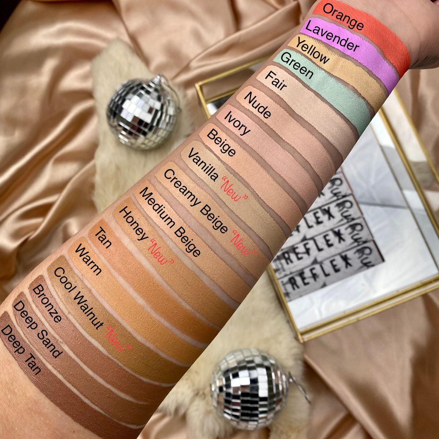 Rude Cosmetics Reflex Waterproof Concealer - Ivory 03