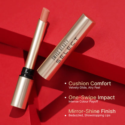 Swiss Beauty Select High On Shine Lipstick - Plush Plum