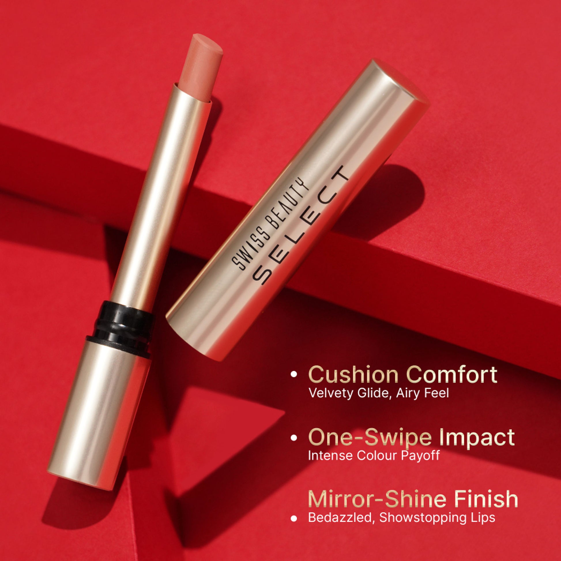 Swiss Beauty Select High On Shine Lipstick - Chocolate Charm