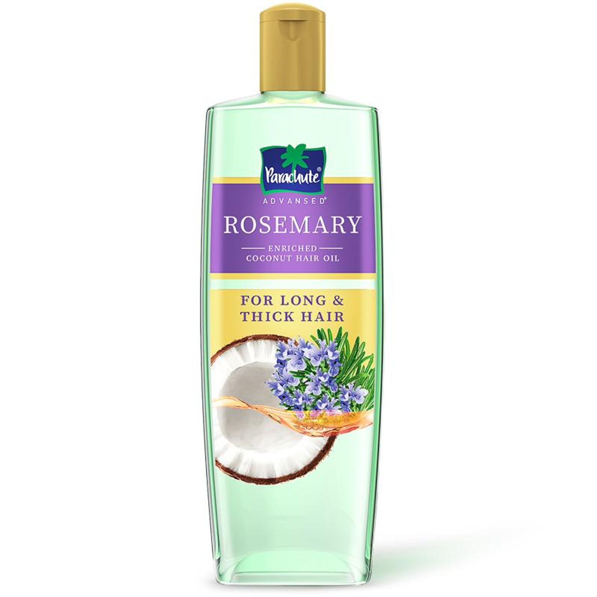 Parachute Advansed Rosemary Enriched Coconut Oil For Upto 2X Thicker Hair