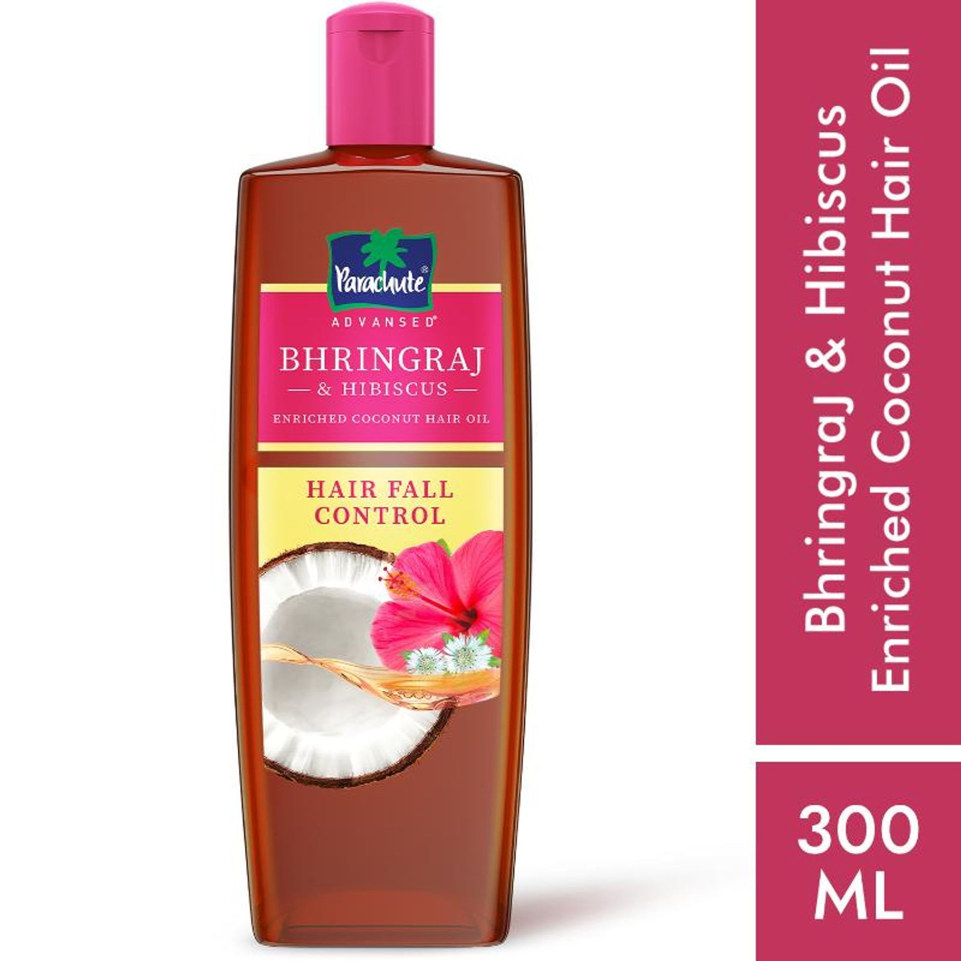 Parachute Advansed Bhringraj & Hibiscus Enriched Coconut Oil For Up To 10X Less Hair Fall
