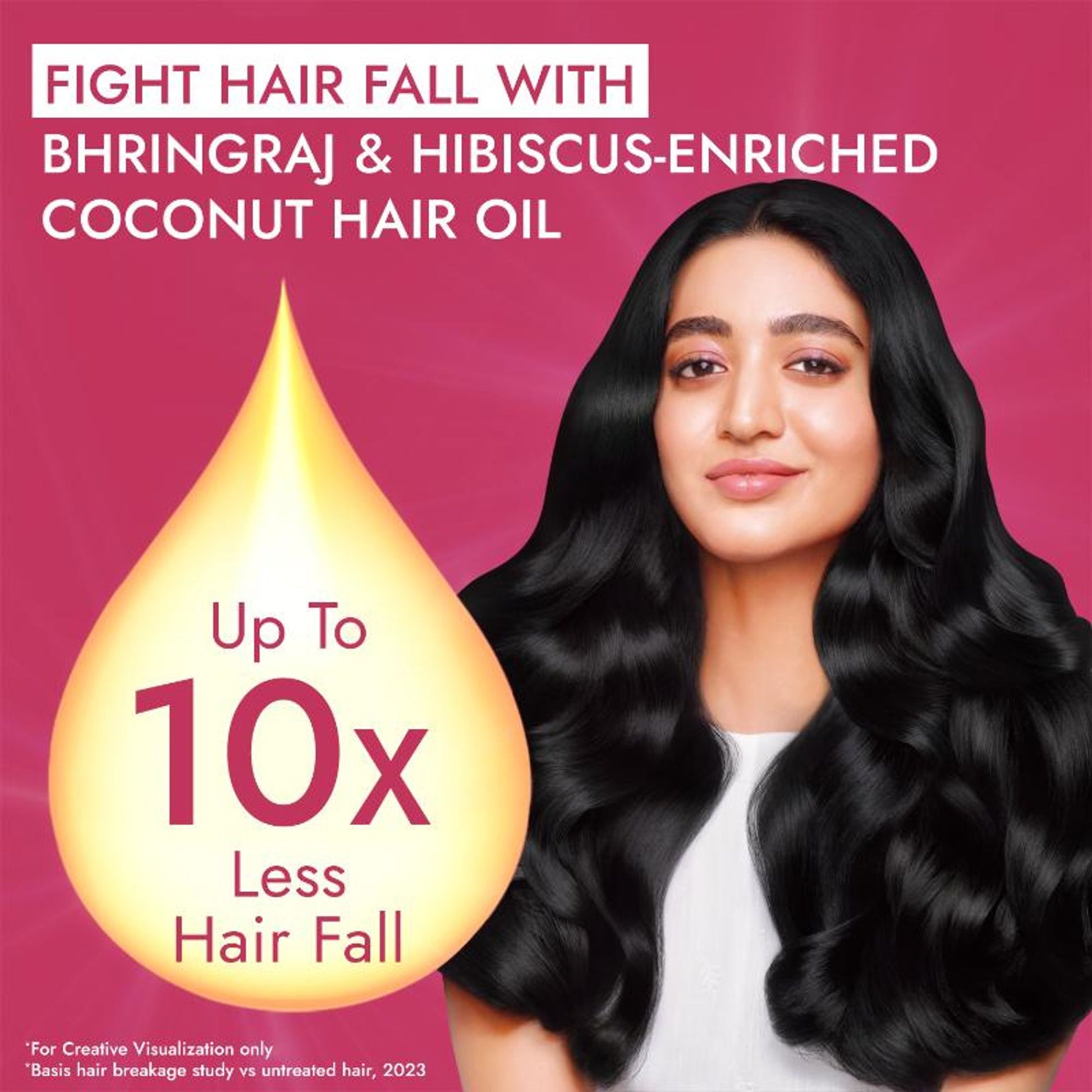 Parachute Advansed Bhringraj & Hibiscus Enriched Coconut Oil For Up To 10X Less Hair Fall