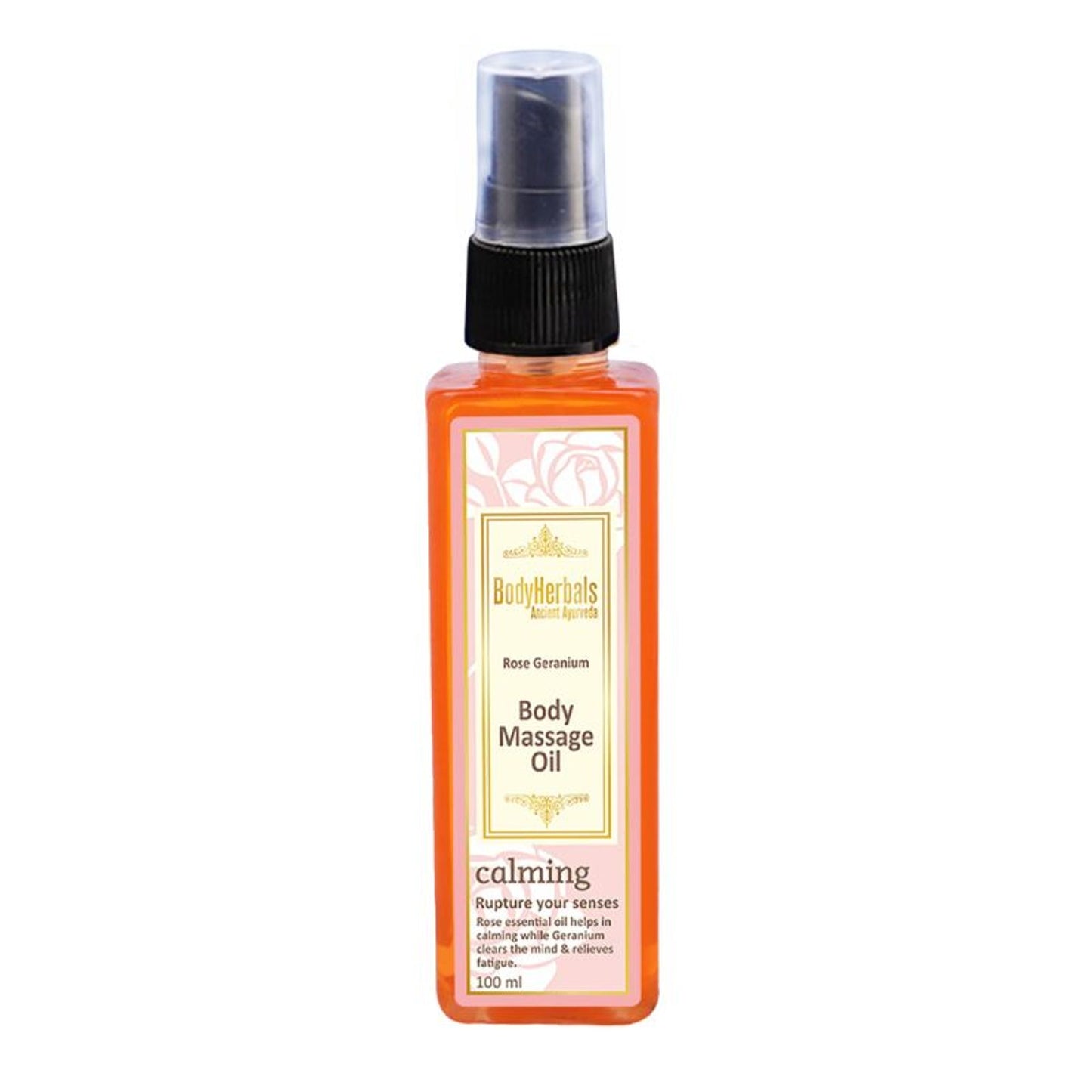 BodyHerbals Rose Geranium Body Massage Oil