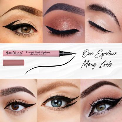 Shryoan Pro-Jet Sleek 24 Hours Stay Eyeliner - Black